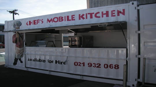 Chef's Mobile Kitchen - Available for Hire 021 932 068 OR 03 982 7030